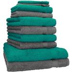 Asciugamani verde smeraldo 30x50 da bagno 