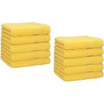 Asciugamani gialli 30x30 di cotone da bagno 