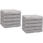 Set asciugamani grigio 30x30 di cotone 