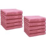 Set asciugamani rosa antico 30x30 di cotone 