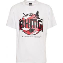 Bhmg - camo t-shirt red and white
