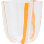Bicchieri arancioni di vetro design 