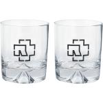 Bicchieri trasparenti di vetro da whisky Rammstein 