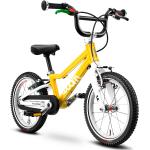 Bici gialle con rotelle per bambini 