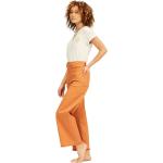 Jeans arancioni 7 XL in misto cotone con frange per l'autunno per Donna Billabong 