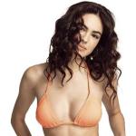 Top bikini scontati arancioni XS per Donna Billabong 