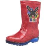 Stivali larghezza E scontati rossi numero 26,5 in PVC per Natale da pioggia per bambini 