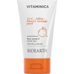 Scrubs 150 ml Bio per per tutti i tipi di pelle con alfa-idrossiacidi (AHA) per il viso Bioearth 