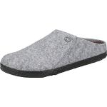 Pantofole grigio chiaro numero 44 di pelle per Uomo Birkenstock Zermatt 