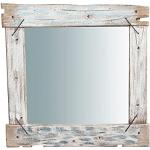 Specchi rustici bianchi in legno riciclato per ingresso Biscottini 