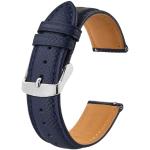 Cinturini orologi eleganti blu scuro per Uomo con cinturino in pelle 