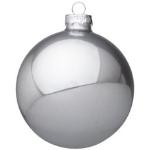 Bizzotto Sfera Di Natale In Vetro Colore Argento Shimmer D100 0930013