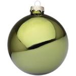Palle di Natale verdi di vetro Bizzotto 