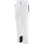 Pantaloni bianchi XS antivento impermeabili traspiranti da sci per Donna Black Crevice 