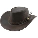 Cappello da Cowboy Black Junge Bulat Cappello in Pelle Cappello Australia Cappello Occidentale 