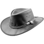 Cappello da Cowboy Cappello Occidentale Cappello Australia Black+JungleBlack Junge Bulat Cappello in Pelle 