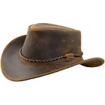 Cappello da cowboy in pelle Black Jungle Kimbolton stile australiano 