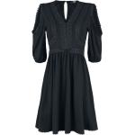 Mini abiti bohémien neri taglie comode in viscosa per Donna Black Premium by EMP 