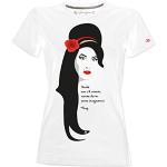 Blasfemus T-Shirt Amy Winehouse Maglietta Maniche