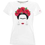 Blasfemus T-Shirt Frida Kahlo stilizzata con Rose