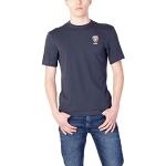 Magliette & T-shirt stampate casual blu XL di cotone per Uomo Blauer 