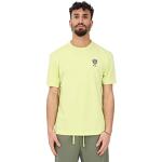 Magliette & T-shirt stampate casual verdi L di cotone per Uomo Blauer 