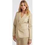 Blazer classici beige S in similpelle manica lunga Guess 