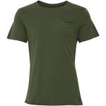 Magliette & T-shirt eleganti verde bottiglia M di cotone con borchie sostenibili con scollo tondo con scollo rotondo per Uomo 