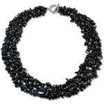 Bling Jewelry Black Onyx Chip Stone Wide Chunky Cl