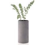 Blomus Coluna, vaso in cemento, grigio scuro, altezza 24 cm, Ø 12 cm
