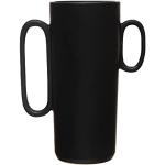 Bloomingville Vaso decorativo con manici asimmetrici, colore nero