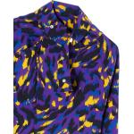 Bluse militari color prugna 3 XL in viscosa mimetiche manica lunga per Donna Burberry 