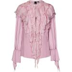 Bluse rosa S di chiffon per Donna Pinko 