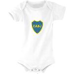 Boca Juniors Body Blanc, T-Shirt Bambini, Bianco,