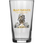 Boccali trasparenti di vetro da birra Iron Maiden 