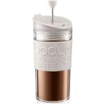 Bodum Set caffettiera da viaggio con coperchio extra, 0,35 l, colore: Crema