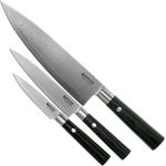 Set di coltelli neri in acciaio inox finitura opaca inossidabili da cucina Böker 
