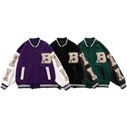 Bomber Giacche Donna Cappotto Coppia Uomo Baseball Giacca Autunno Unisex Boyfriend Style Varsity Hiphop Streetwear