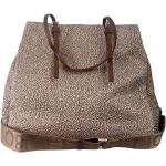 Shopping bags scontate beige per Donna Borbonese 