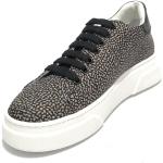 Borbonese Scarpe Donna Sneaker in Pelle/Tessuto OP Natural/Black DS24BO02 6DZ940AD8 36