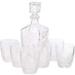 Bicchieri trasparenti di vetro 7 pezzi da whisky Bormioli Rocco Dedalo 