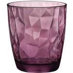 Bicchieri porpora di vetro da acqua Bormioli Rocco Diamond 