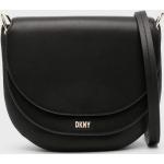 Borse a spalla nere di pelle per Donna DKNY 