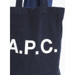Shopping bags blu navy in velluto A.P.C. 
