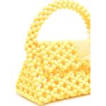 Shopper scontate gialle con perline per Donna Monnalisa 