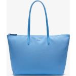 Shopping bags blu di pelle per Donna Lacoste 