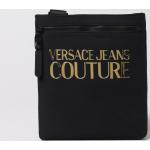 Borse a tracolla nere in tessuto Versace Jeans 