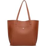 Shopping bags eleganti tinta unita con borchie riutilizzabili per Donna Generic 