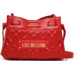 Borsette scontate rosse in similpelle per Donna Moschino Love Moschino 