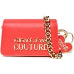 Borsette scontate rosse in similpelle per Donna Versace Jeans 